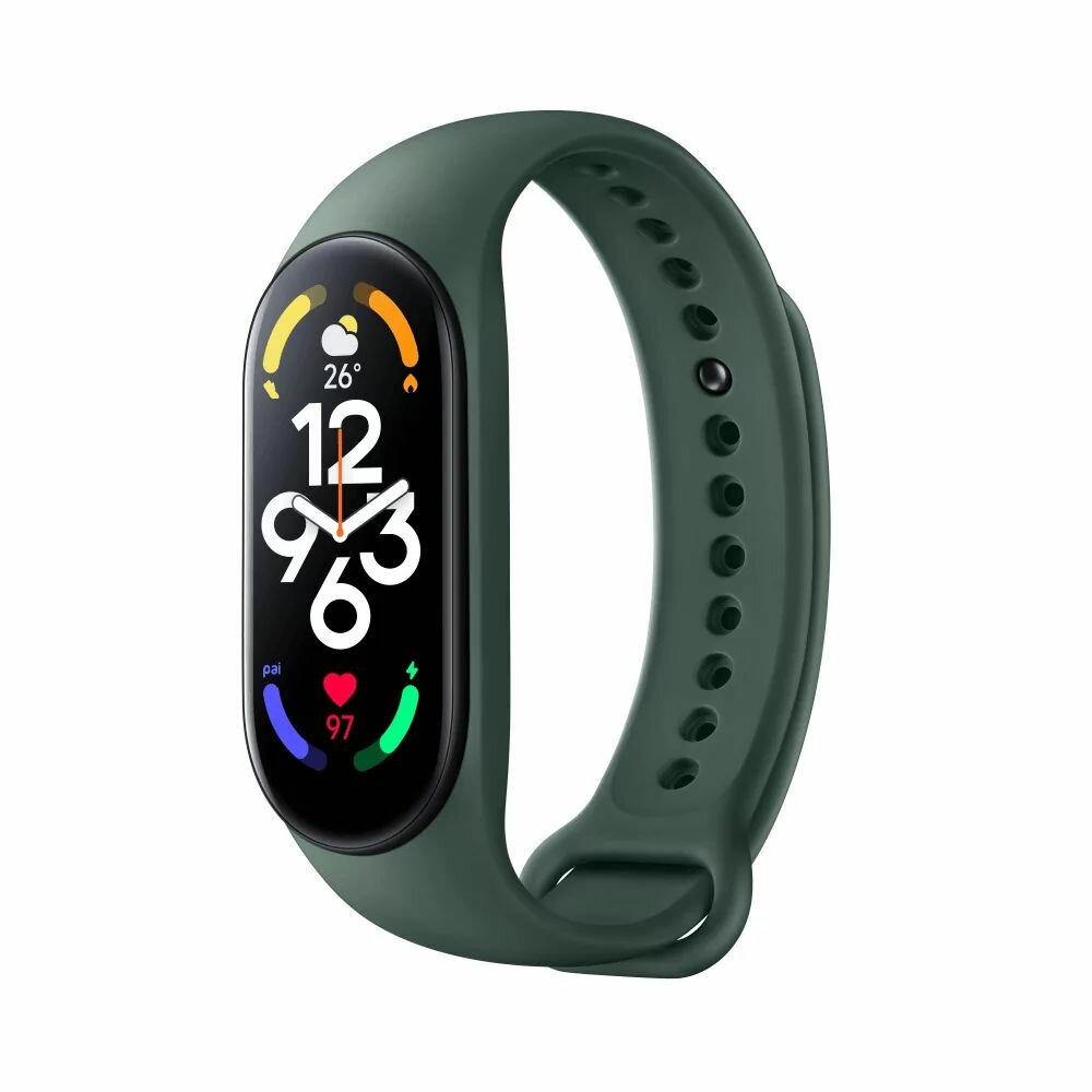 фото Ремешок для фитнес-браслета Xiaomi Smart Band 7 Strap Olive