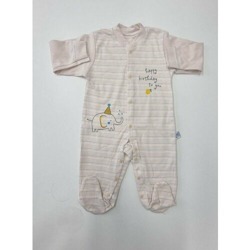 фото Комбинезон , размер 74, бежевый micky baby