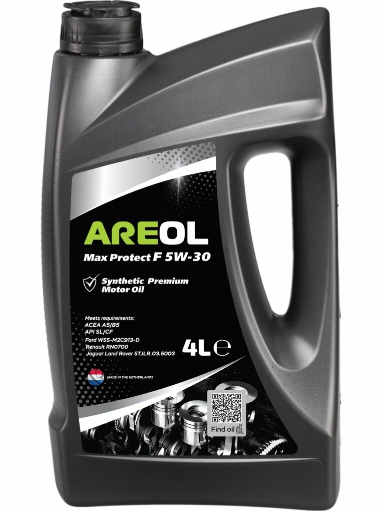 AREOL Max Protect F 5W-30 ACEA A5/B5 API SL/CF 4л Масло моторное