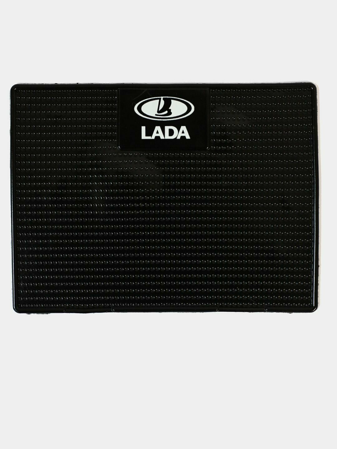 Коврик на панель автомобиля липкий противоскользящий с логотипом для LADA / Коврик-липучка на панель автомобиля с логотипом LADA