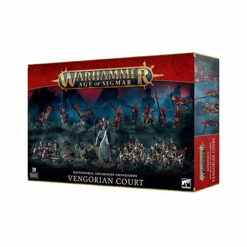 Набор миниатюр Warhammer Age of Sigmar - Soulblight Gravelords: Vengorian Court young r court of wolves