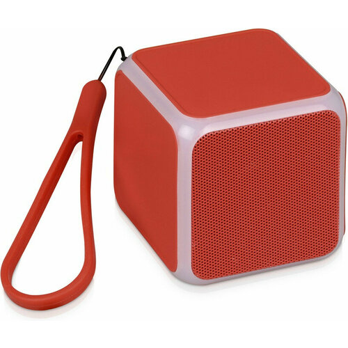Портативная колонка Cube с подсветкой красный 219800₽