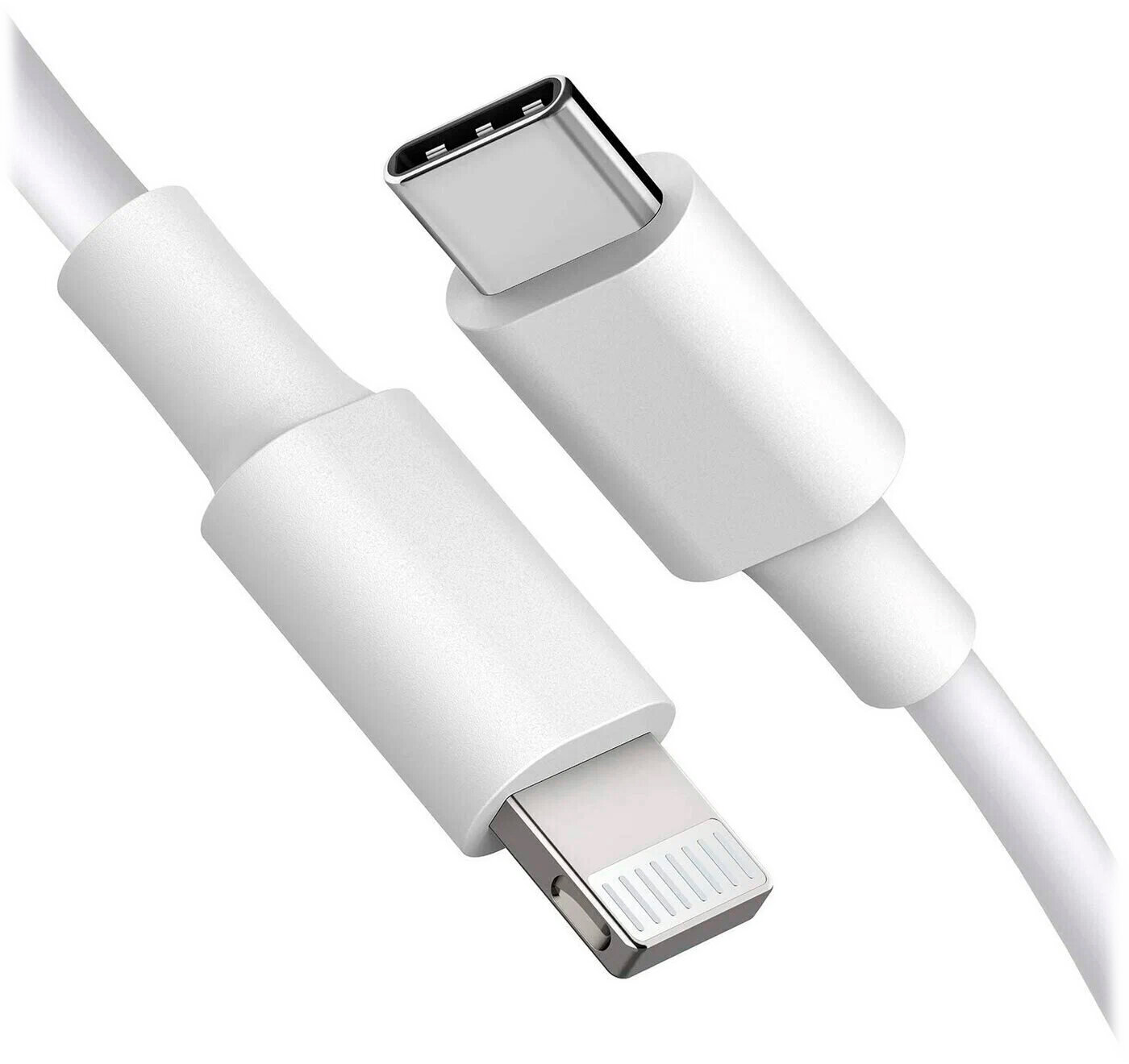 Комплект: быстрая зарядка для iPhone 8-14, Type-C, 25 Вт + кабель USB-C - Lightning, 1 метр