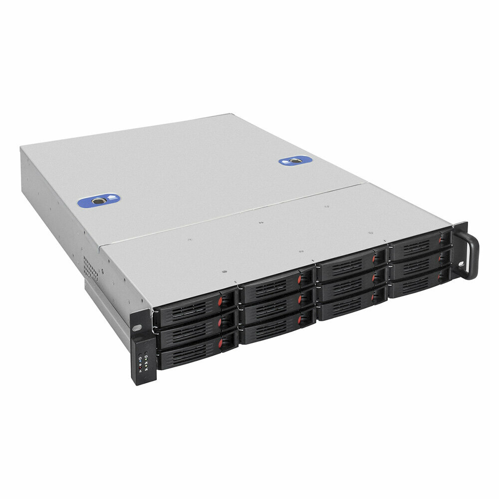Корпус серверный Exegate Pro 2U660-HS12, 2х800W, Silver