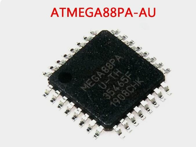 ATmega88PA-AU, микроконтроллер 8-Бит, AVR, 20МГц, 8КБ Flash (TQFP-32)