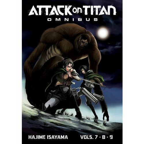 Attack on Titan Omnibus 3 (Vol. 7-9) (Hajime Isayama) Атака anime attack on titan alloy necklace wings of liberty freedom scout regiment legion survey recon corp badge pendant