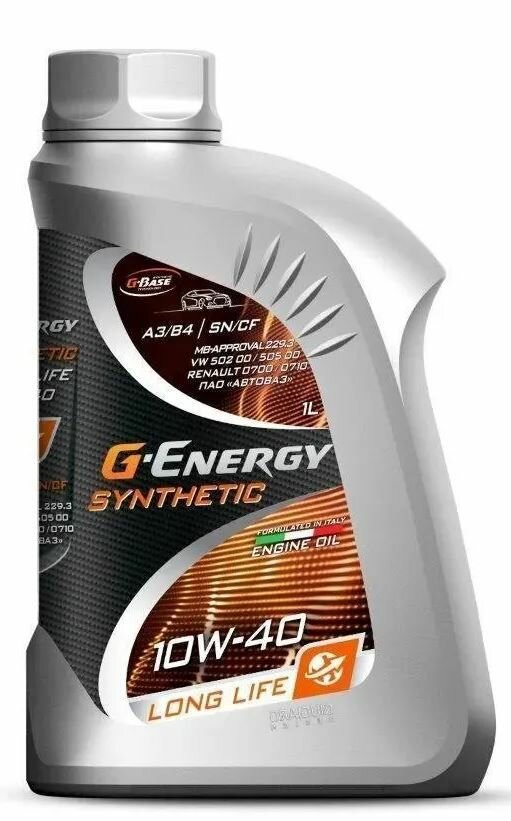фото Полусинтетическое моторное масло G-Energy Synthetic Long Life 10W-40