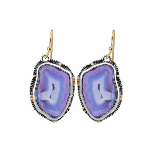Серьги OTOKODESIGN акрил фиолетовый 352₽