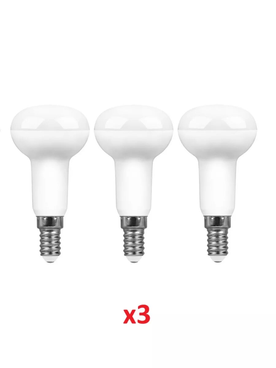 Лампа светодиодная FERON LB-450, E14, 7W, 4000K, белый свет, 3 шт