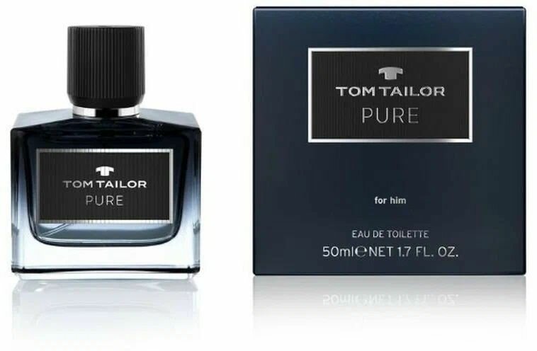 Туалетная вода Tom Tailor "Pure For Him", мужская, древесно-фужерная, 50мл