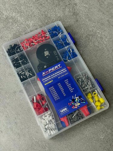 Изображение товара Кримпер для опрессовки с набором наконечников НШВИ