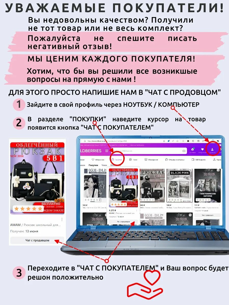 Рюкзак школьный для девочки на каждый день — фото 1