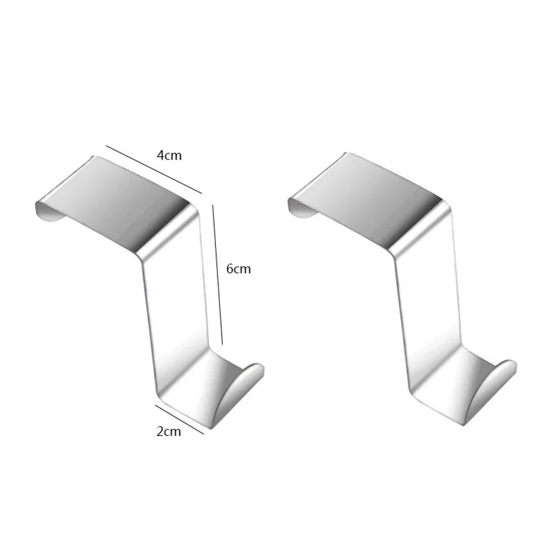 Дверные крючки из нержавеющей стали 2 шт.