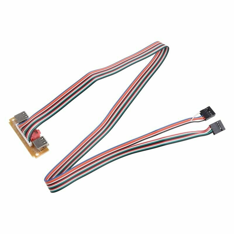 2-портовый компьютер USB 2.0 для корпуса, аудиоразъемы на передней панели, порт микрофона, кабель наушников