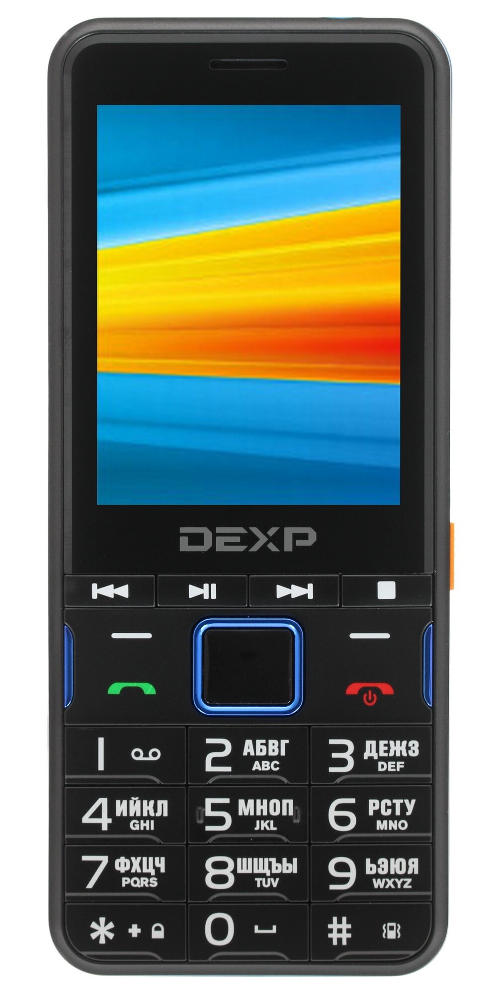 Сотовый телефон DEXP A283 синий/черный