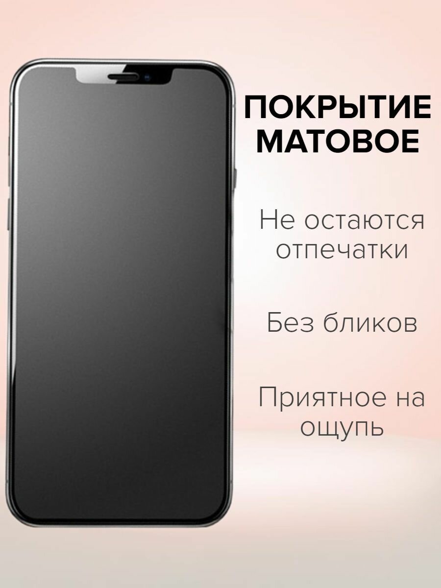 Матовая гидрогелевая пленка на Huawei Y91 / Матовая пленка для Хуавей Y91 — фото 1