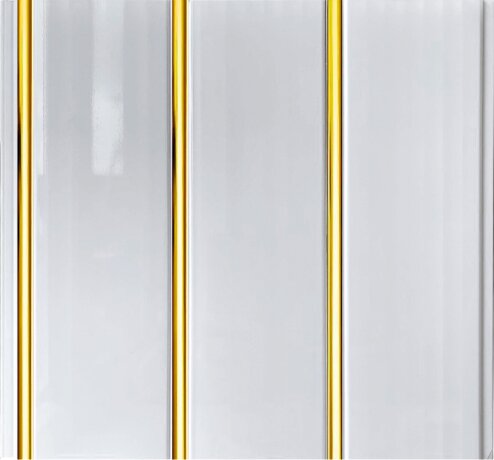 Панель ПВХ Stella Premium Gold Line лак 3-х секционные 3000х250х9