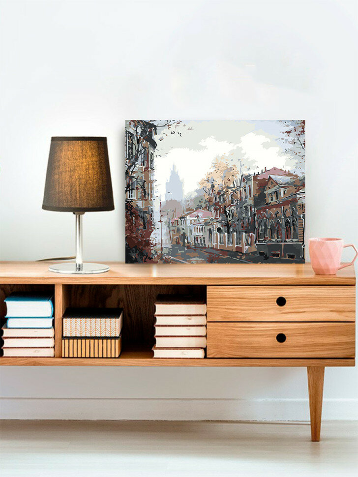 Картина по номерам "Город осенью" — фото 1