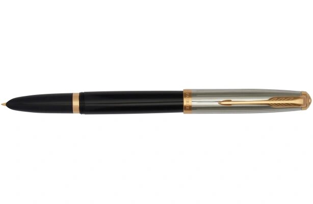 Ручка перьевая Parker 51 Premium Black St.Steel GT (cw2169030)