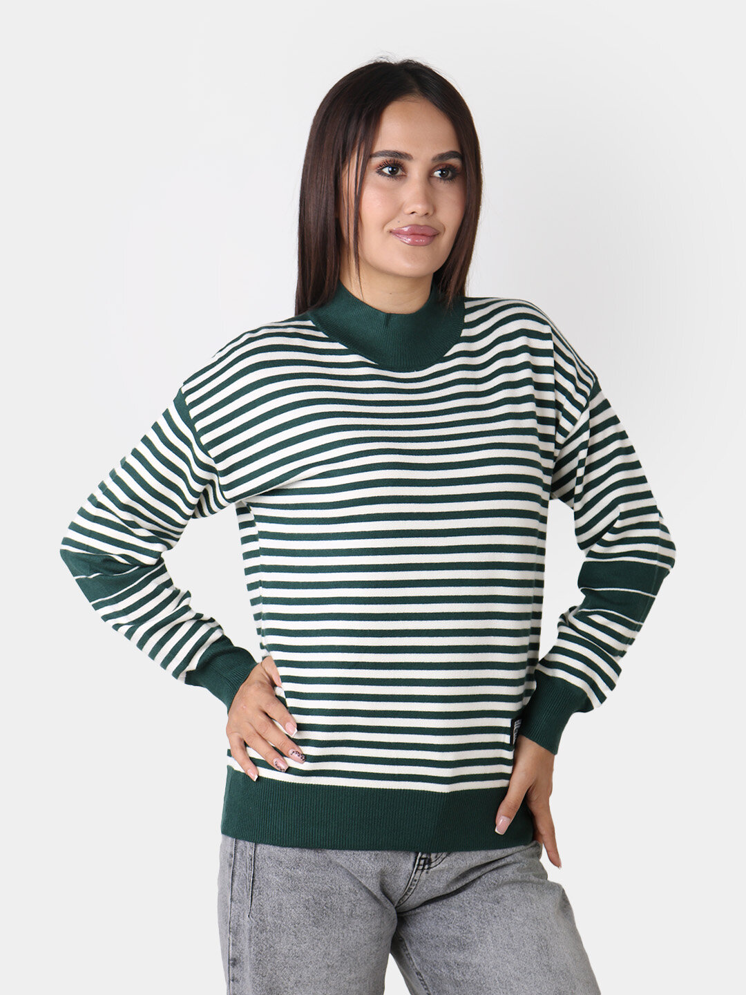 Свитер размер One Size, , зеленый, — фото 1