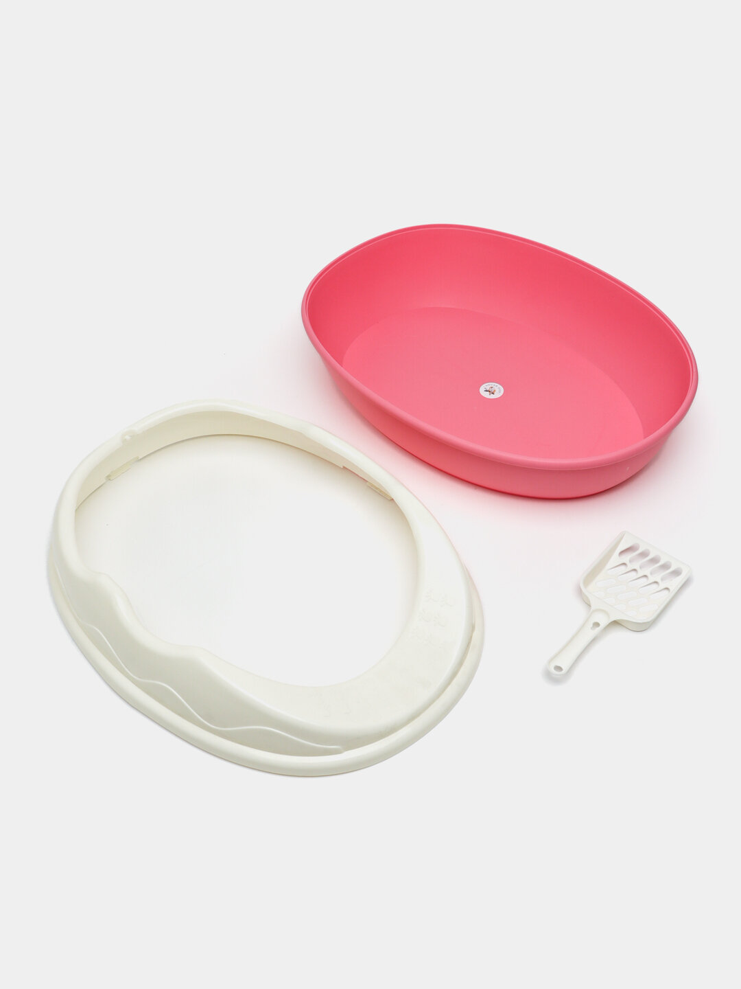 Лоток для кошек, 50 * 37 * 19 см, Розовый — фото 1