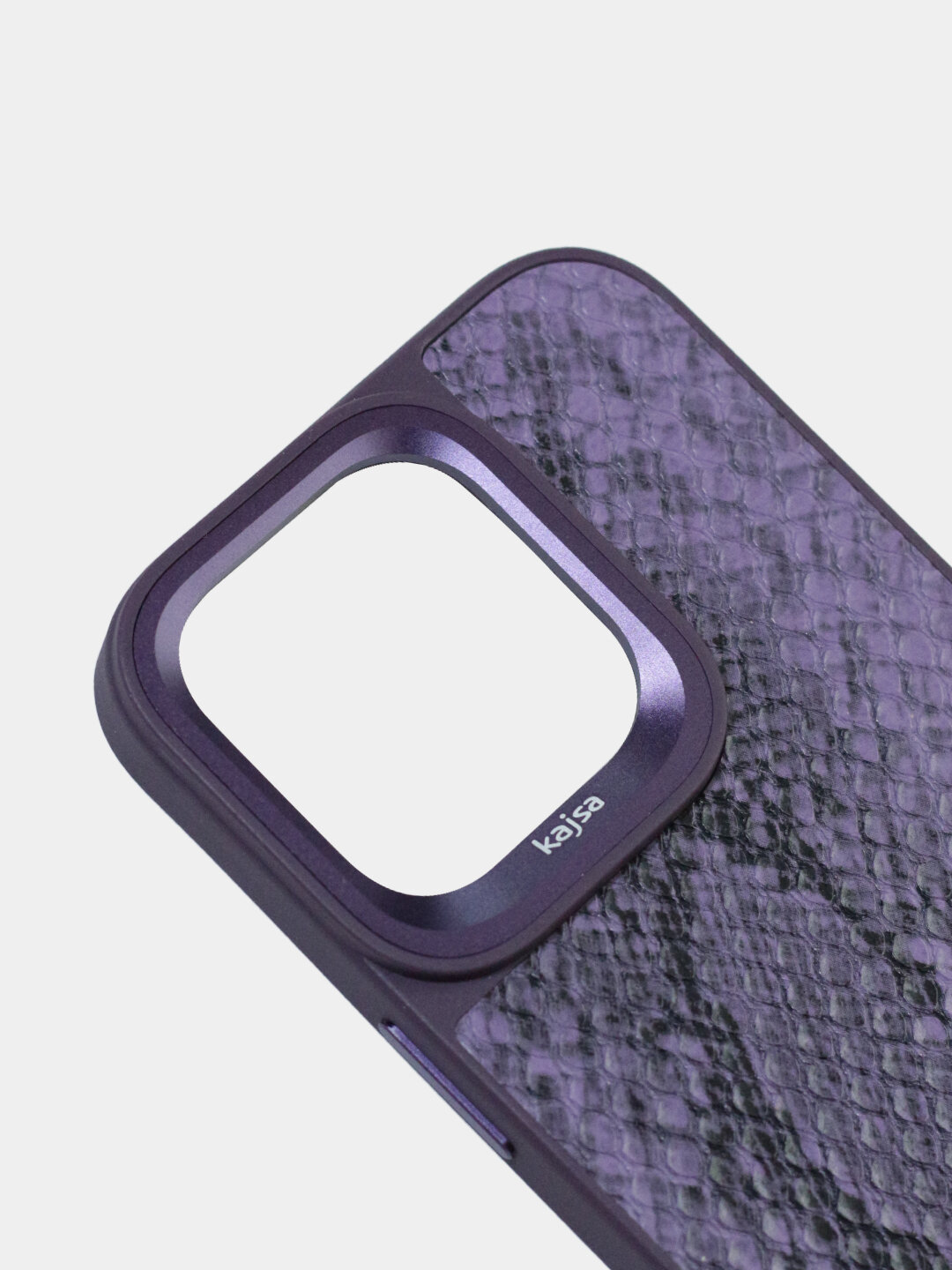 Кожаный чехол KAJSA для iPhone 14 Pro Max Фиолетовый