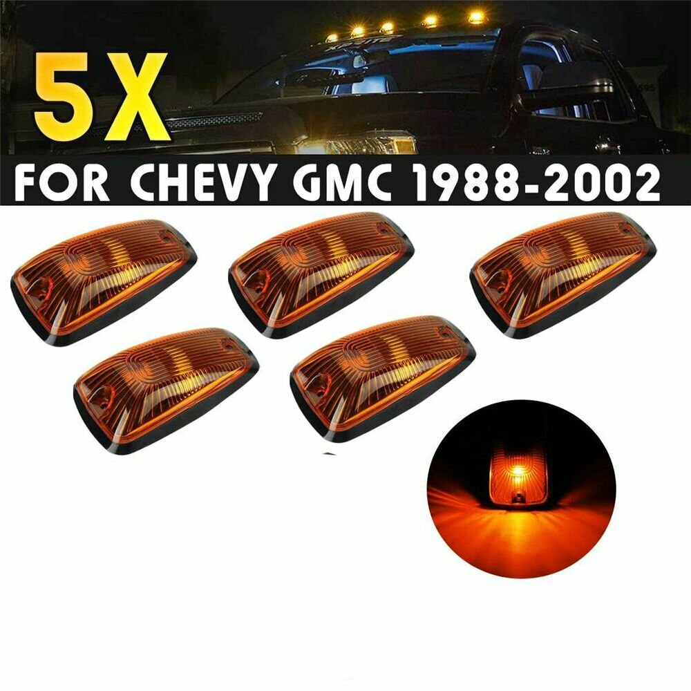 Янтарный Светодиодный Габаритный Фонарь На Крыше Кабины 264159BK Для Пикапов Chevy GMC 1988 - 2002 годов выпуска