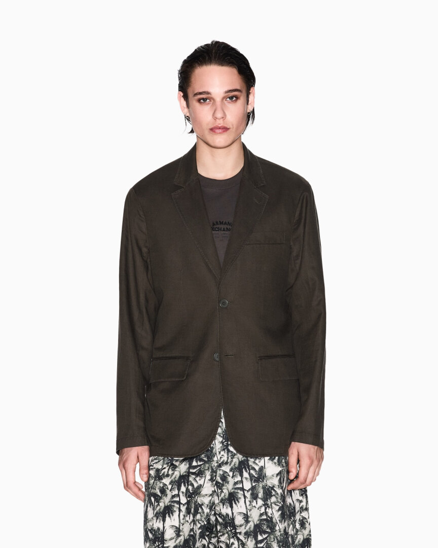Пиджак GIORGIO ARMANI, размер 42, хаки