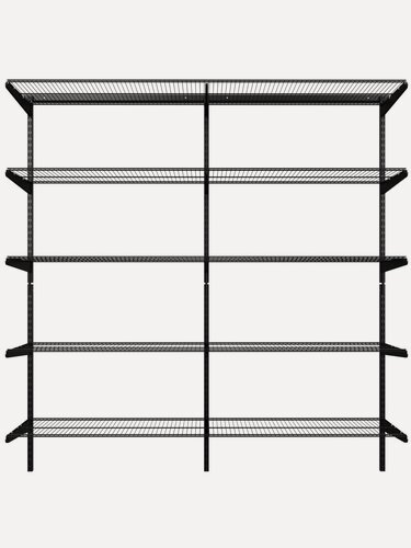 Изображение товара Гардеробная система ДиДжей, №51 черный, 188х45х192 см