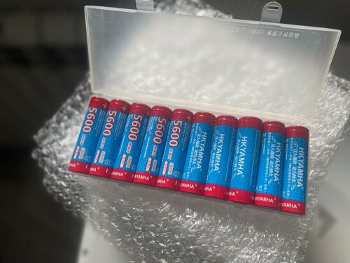 Изображение товара Аккумулятор Li-Ion HKYAMHA 18650 1500 mAh 3.7V (10 штук) / Перезаряжаемый литий-ионный элемент питания (защищенный) / Аккумуляторная батарейка