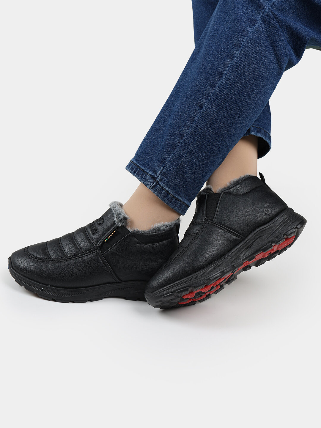 Полусапоги, размер 40, черный — фото 1