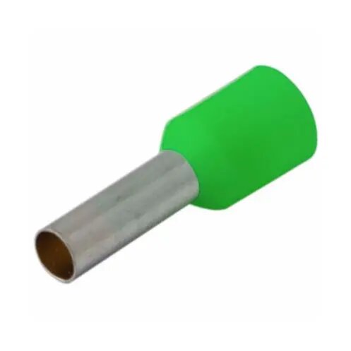 Наконечник Rexant НШВи 6.0-12/Е 60-12/E6012 штыревой втулочный 12 мм 6 мм² зеленый {08-0823} (100 шт/упак)