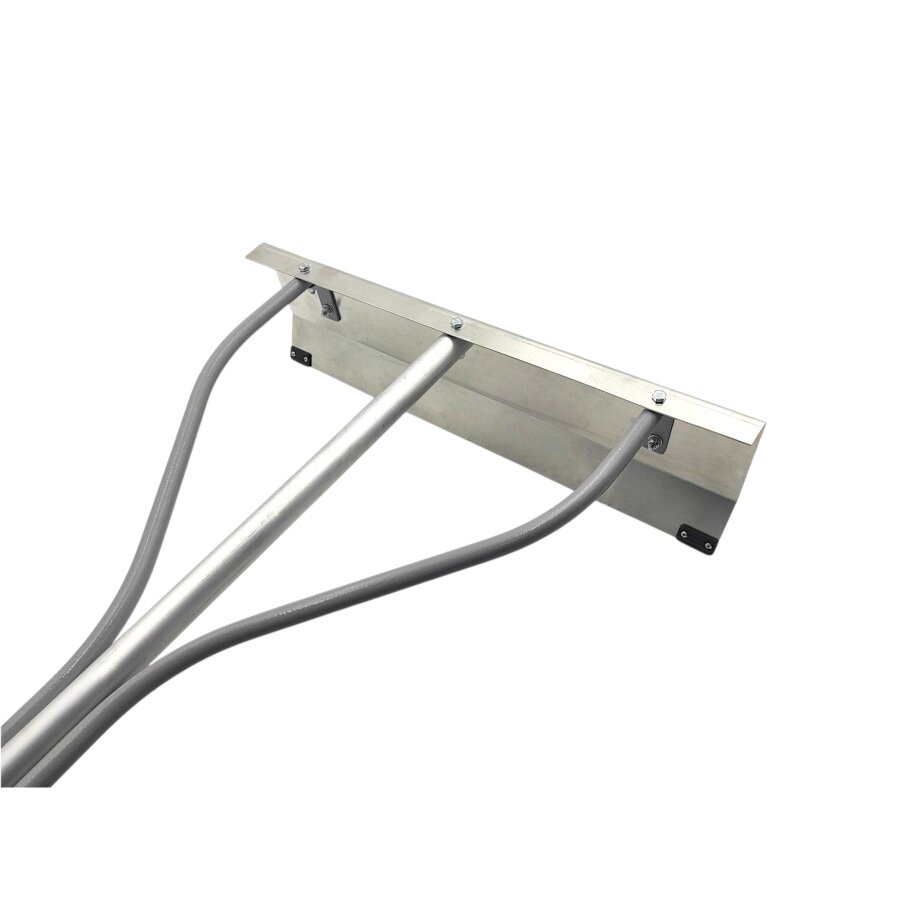 Скребок для уборки снега с крыши алюминиевый 56х19см со сборной ручкой 55м