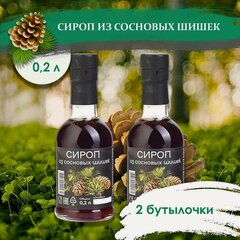 Изображение товара Сироп из сосновых шишек 200 мл - 2 шт, Самсонов и партнеры, без ароматизаторов