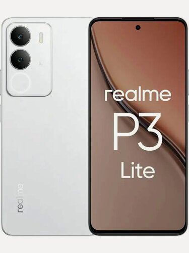 Изображение товара Смартфон Realme P3 Lite 4/128GB, белый (Ростест)