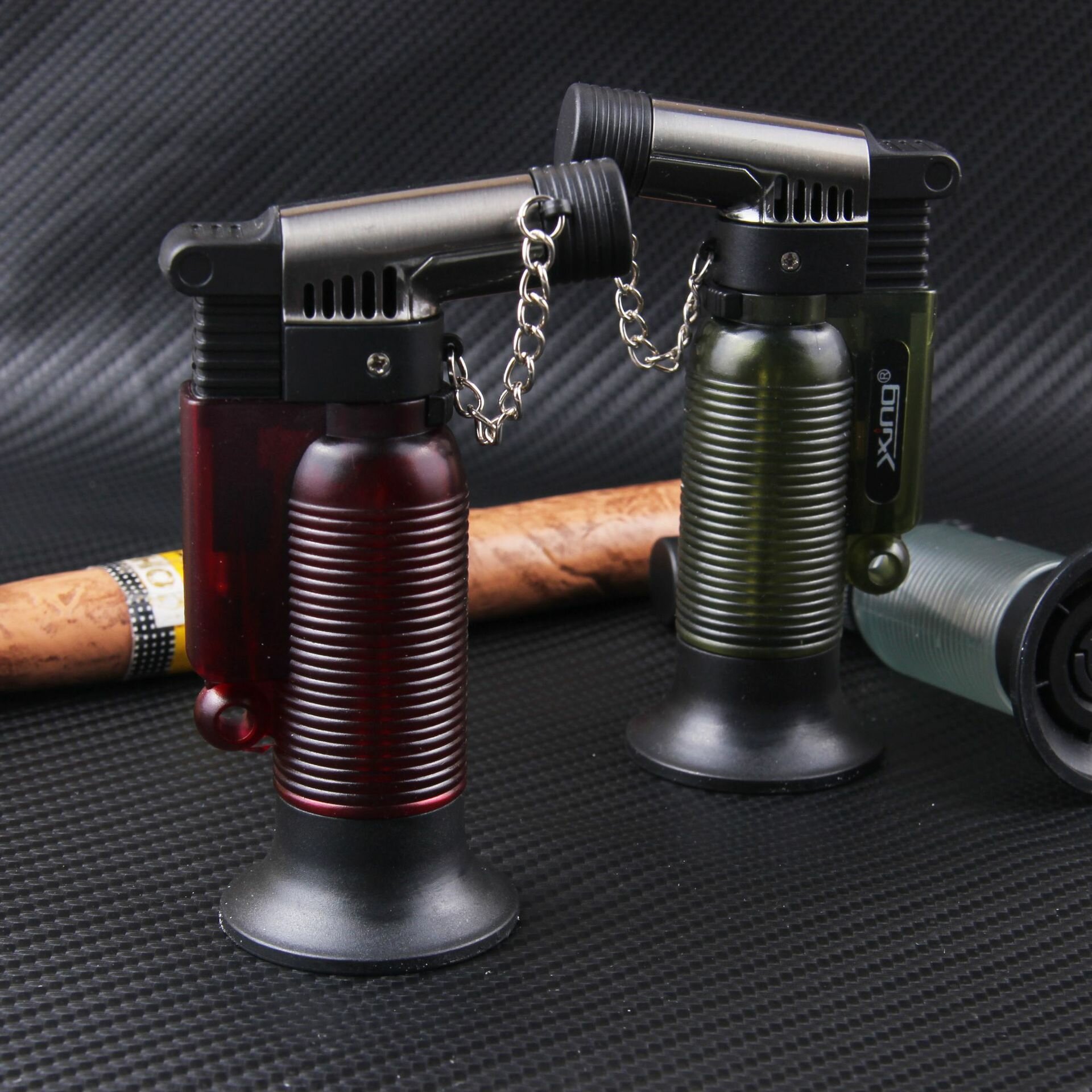 Зажигалка туристическая горелка для камина для мангала с крышкой без газа НЕ заправлена