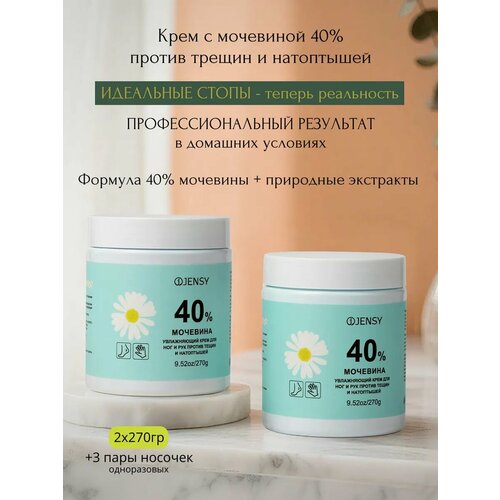 Крем для ног против трещин и натоптышей восстанавливающий с мочевиной 40 1020₽