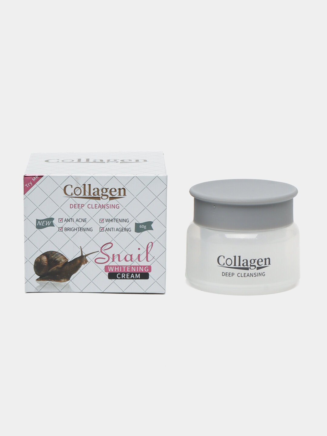 Крем для лица Collagen Kaoyo, экстракт слизи, отбеливание, витамины А, Е, 60 г