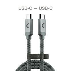 Кабель COMMO Range Cable USB-C (3.2) — USB-C, 2 м, 100W, 5Gbps, Dim Gray