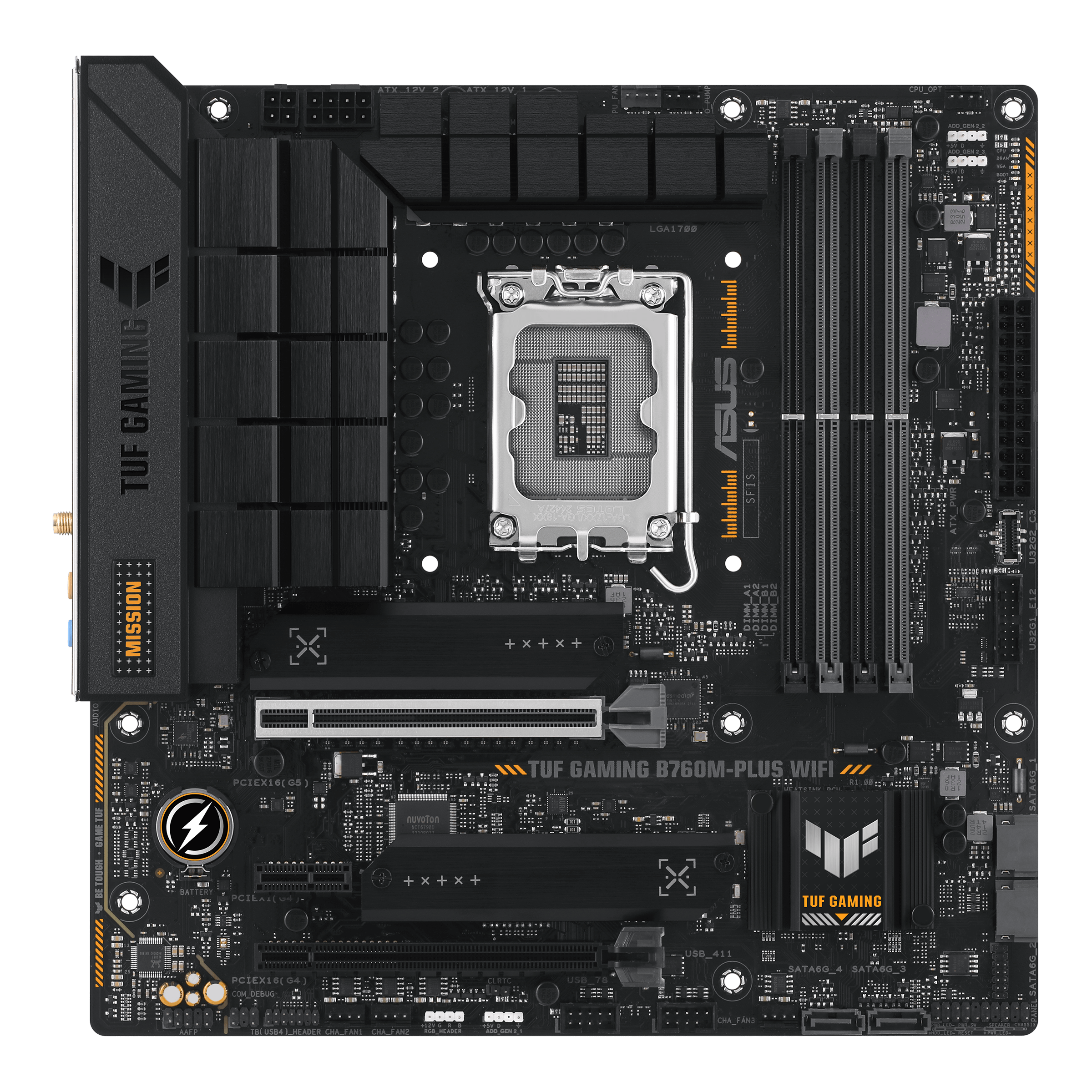 Материнская плата mATX ASUS 90MB1ET0-M0EAY0 (LGA1700, B760, 4*DDR5 (7200) - фото №2