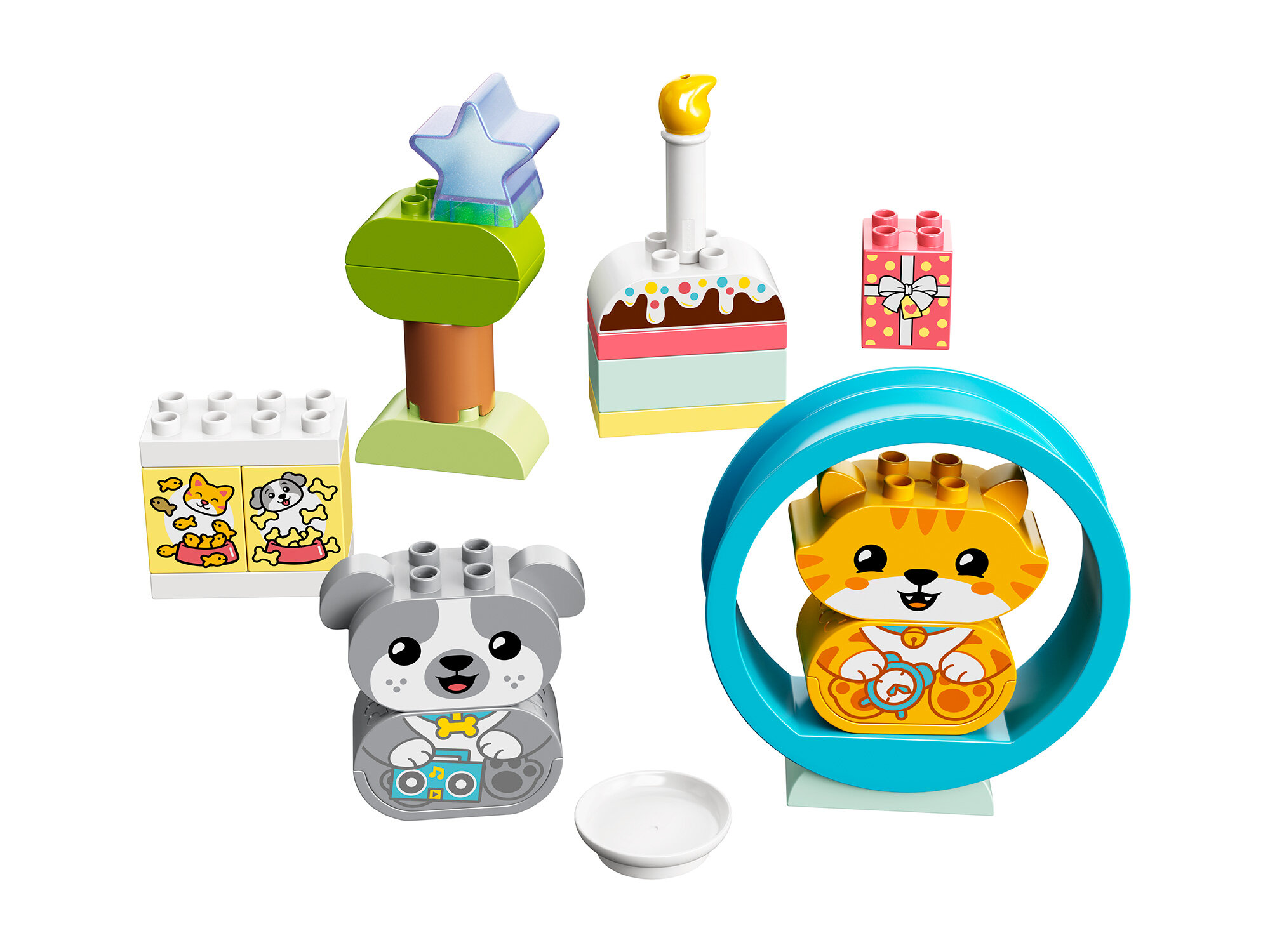 Конструктор LEGO DUPLO "Мой первый щенок и котёнок и их звуки" 10977 - фото №3