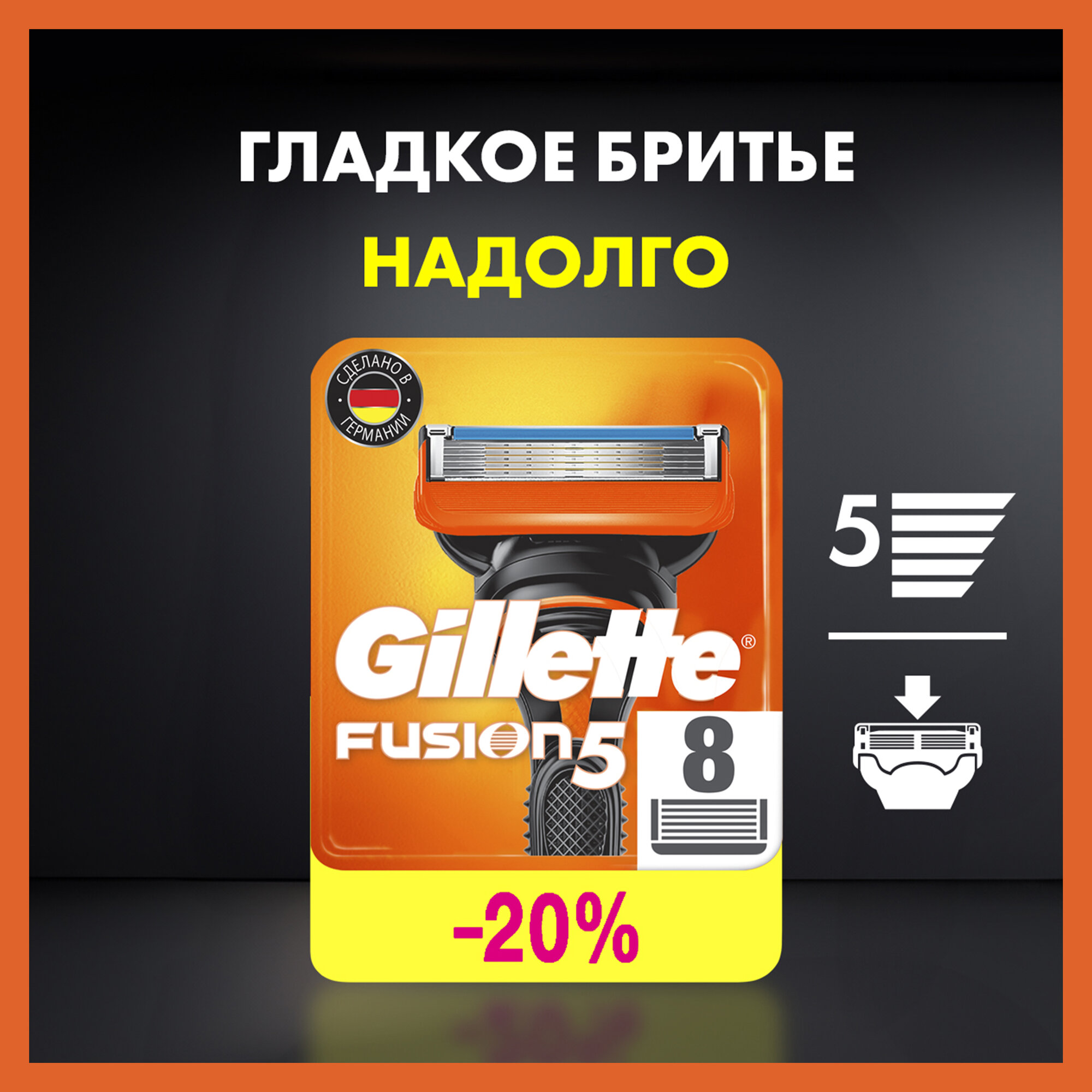   Gillette Fusion5   , 8 .,  5 , c     