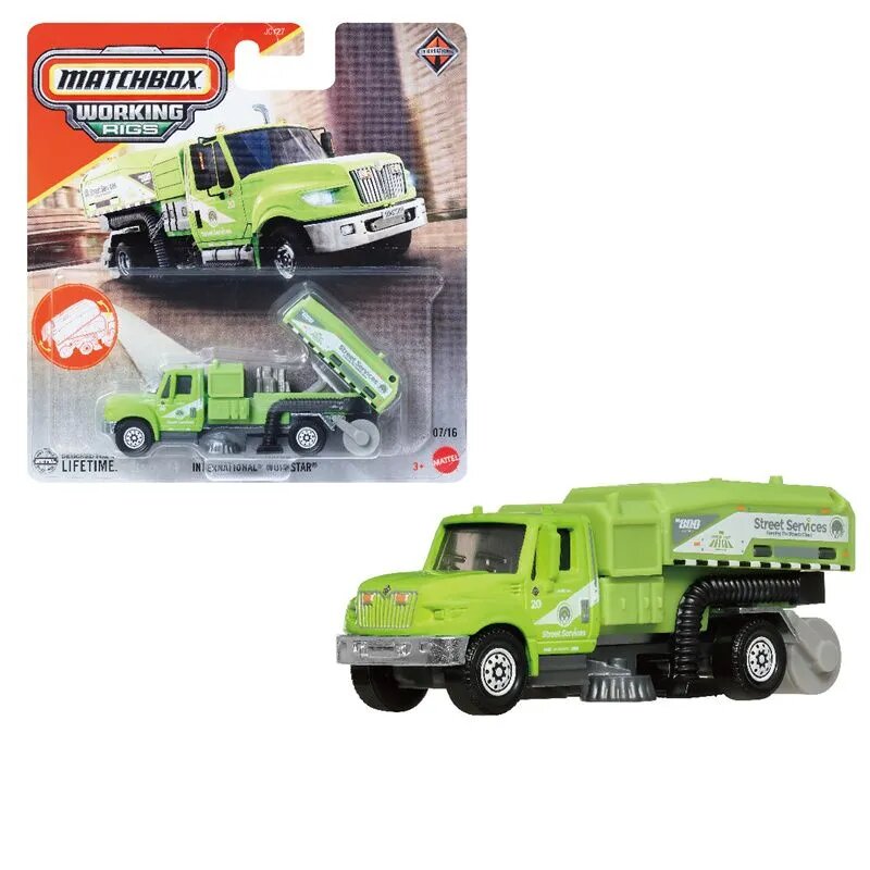Машинка Matchbox Рабочие установки 1:64 INTERNATIONAL WORKSTAR STREET SERVICES