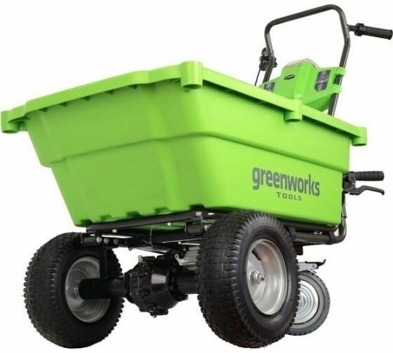 Тележка садовая Greenworks G40GCK4 самоходная, 40V, 106 л. - фотография № 3