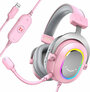 Игровые наушники Fifine H6 Gaming Headsets, Pink