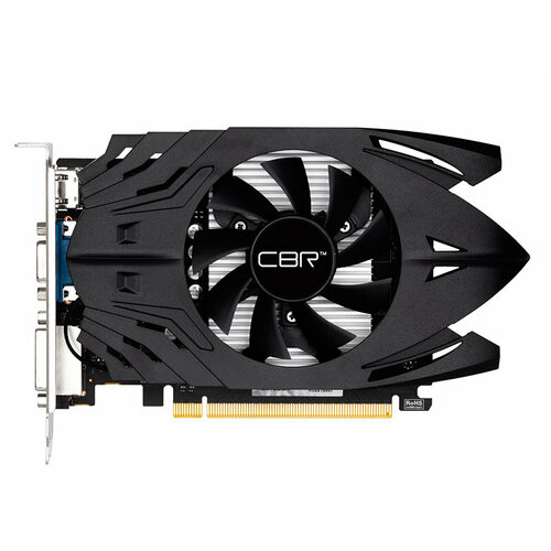 Видеокарта CBR GT730 Power HammerII 2Gb 902MHz GDDR3 1600MHz 64bit HDMI DVI VGA VGA-MSGT730-2G-RTL 998700₽