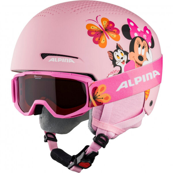 Шлем Alpina Zupo Disney Set Minnie + маска, год 2022, размер 48-52см