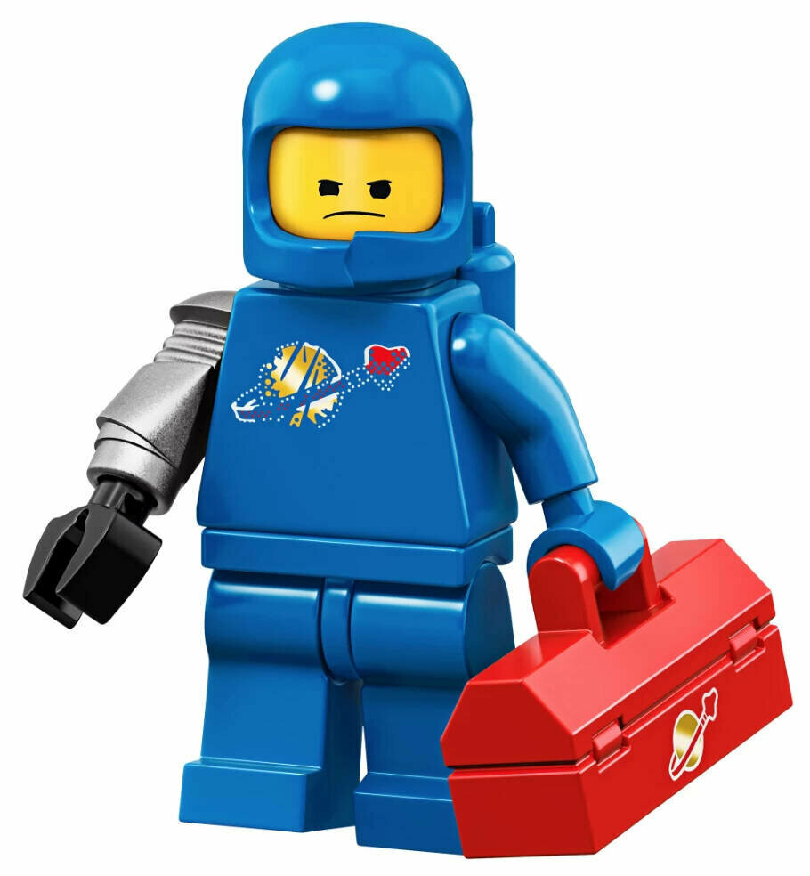 LEGO Minifigures 71023-3 Бенни с металлической рукой