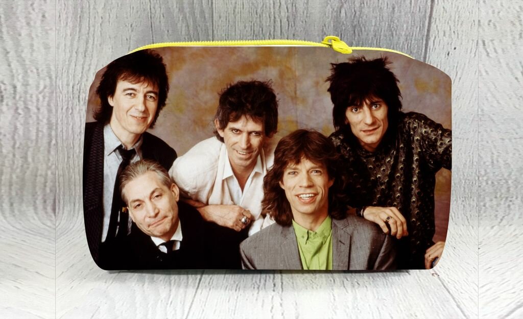 Пенал мягкий горизонтальный The Rolling Stones, Роллинг Стоунз №3