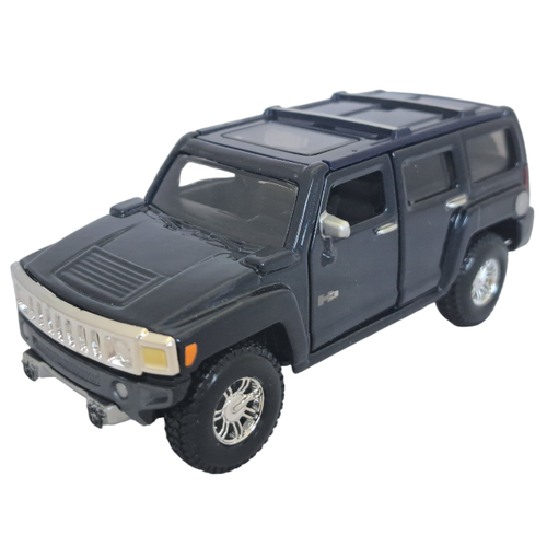 Коллекционная металлическая модель Hummer H2 1:32 Bburago 18-43000 deep blue
